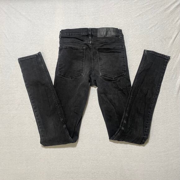 Cheap Monday Straight Leg Spel Black Jeans Size (28x34) - Picture 4 of 8